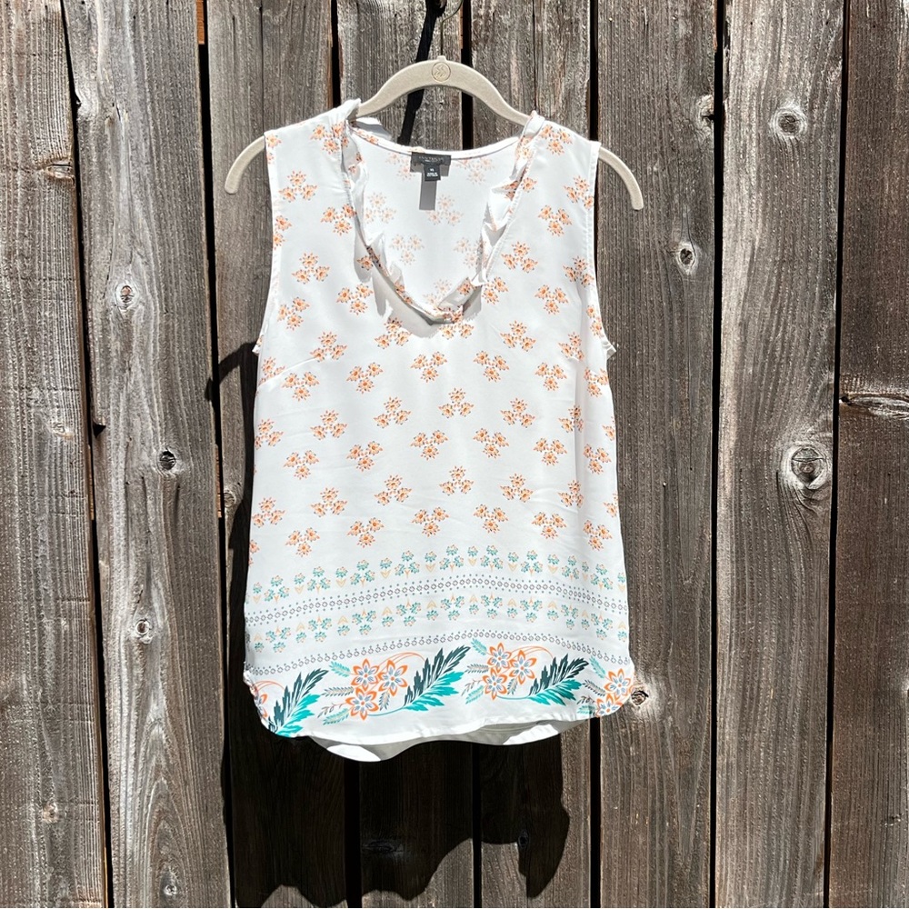 Ann Taylor Factory floral top size extra small